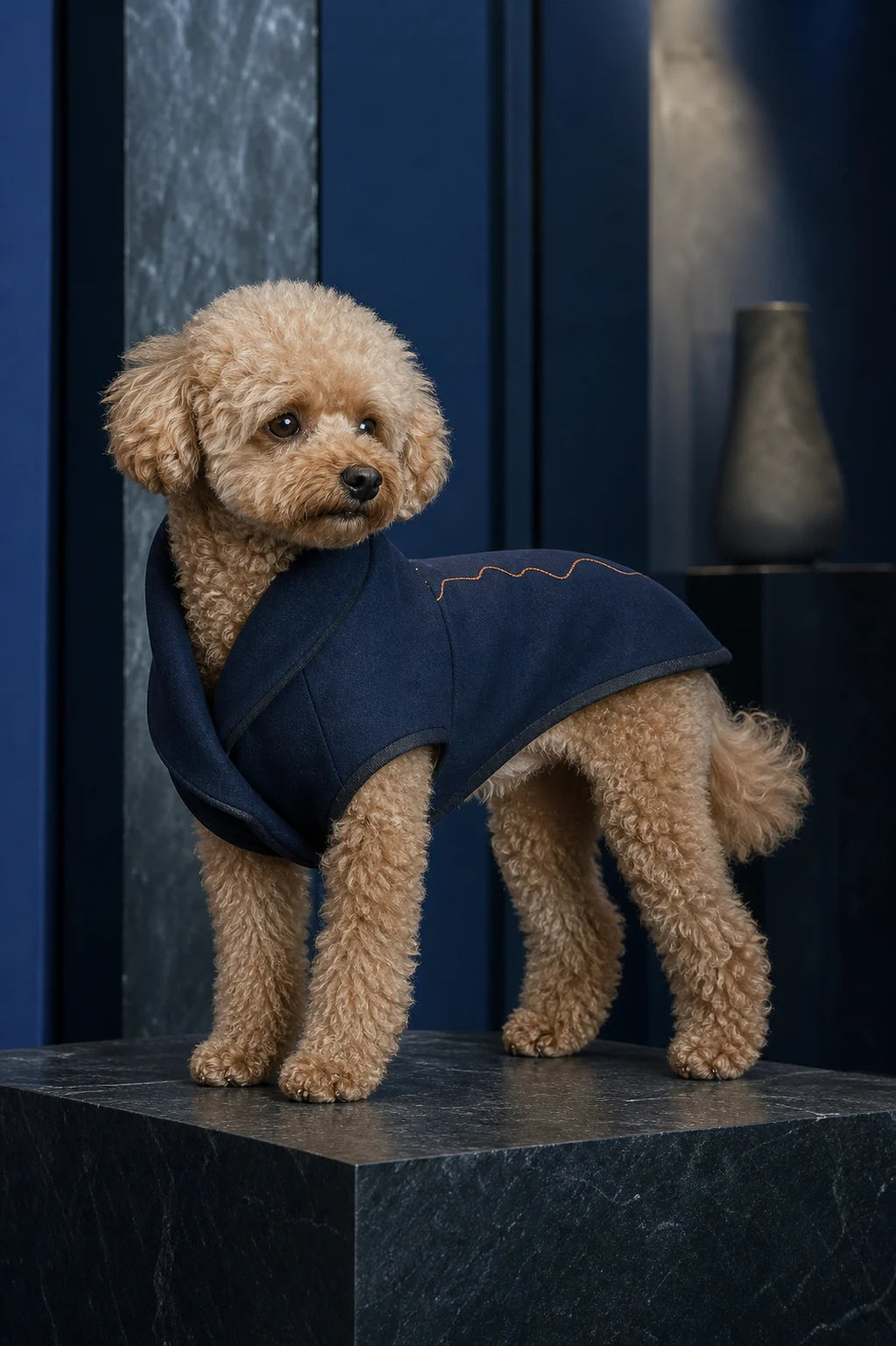Indigo Nocturne artistic pet garment