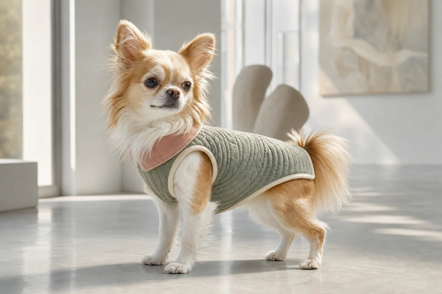 Sage Halo lightweight pet garment